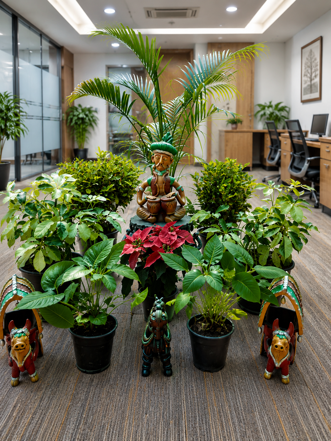 Office plant grouping